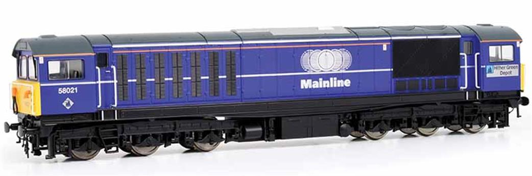 Bachmann EFE Rail OO E84007 BR Mainline Freight 58021 Hither Green Depot Class 58 Mainline Blue Livery