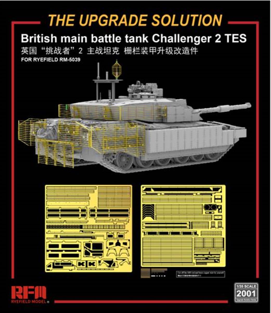 Rye Field Model 1/35 RM2001 Upgrade Solution for British Challenger2 TES