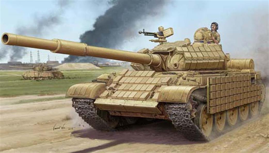 Trumpeter 1/35 01549 Iraqi Army T-62 ERA Mod 1972 Tank Kit