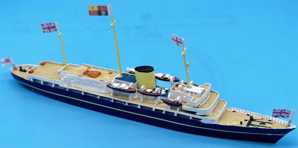 MT Miniatures 1/700 MTM096 HMY Britannia Her Majesty's Royal Yacht Kit