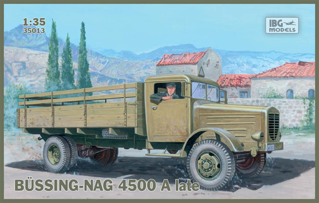 IBG Models 1/35 35013 Bussing-Nag 4500 A Late Truck Model Kit