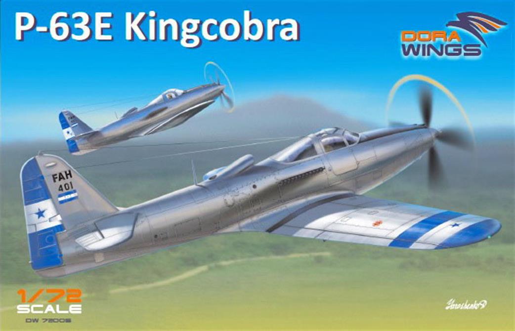 Dora Wings 1/72 72005 P-63E Kingcobra Aircraft Kit