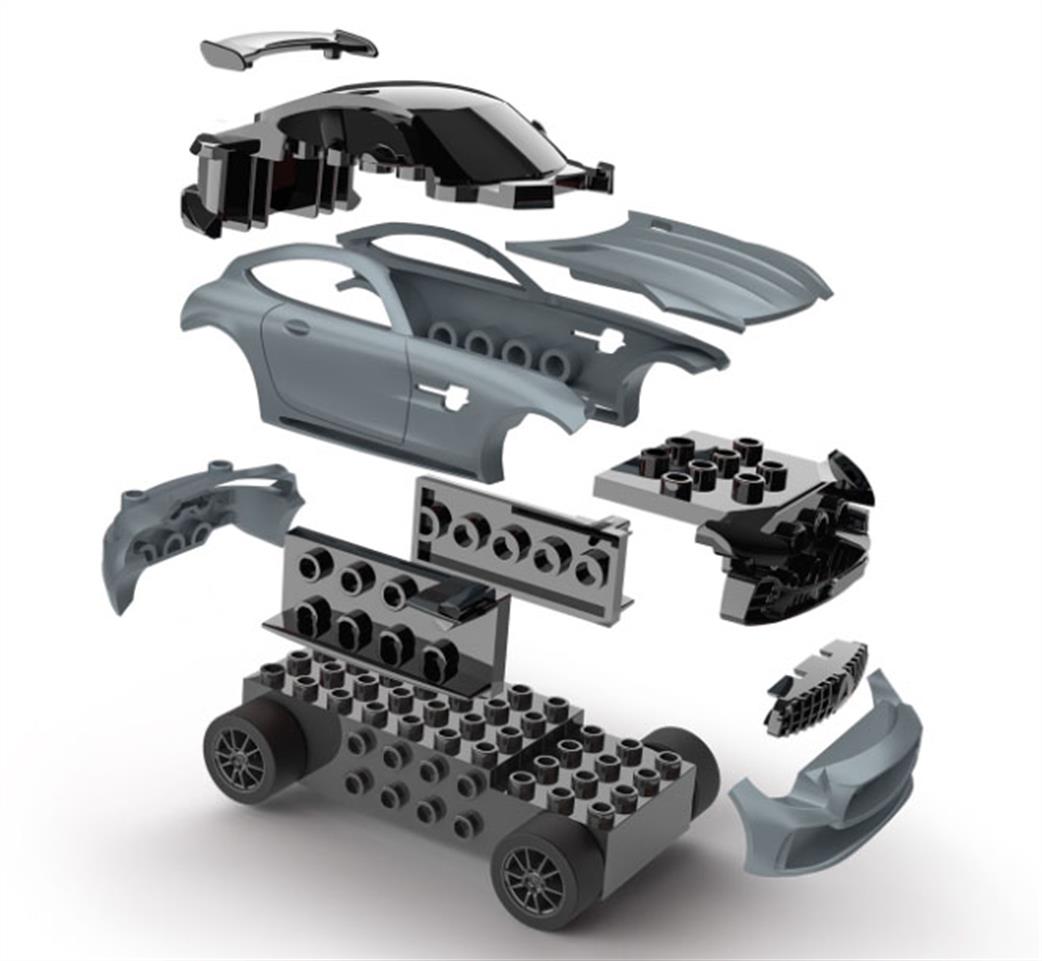 Revell 1/43 23152 Build N Race Mercedes AMG GT R Pullback car kit
