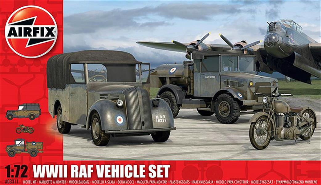 Airfix 1/72 A03311 RAF World War 2 Vehicle Set