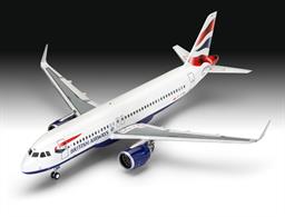 Revell 03840 1/144th Airbus A320neo British Airways Airliner KitGlue and paints are required