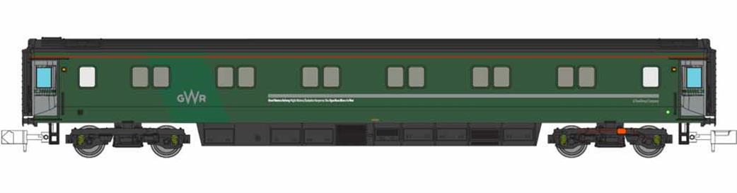 Dapol N 2P-006-003 Mk3 Sleeper Coach Great Western Railway Night Riviera Green 10632