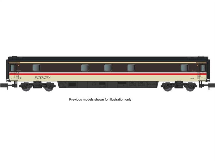 A new detailed model of the BR mk3 sleeper coaches built in the 1980s.This model is finished in the BR InterCity livery from the period when a network of overnight sleeper services ran from London North to Scotland, West to Cornwall and on the cross-country NE-SW route between the South West and Scotland.Release expected Autumn 2020