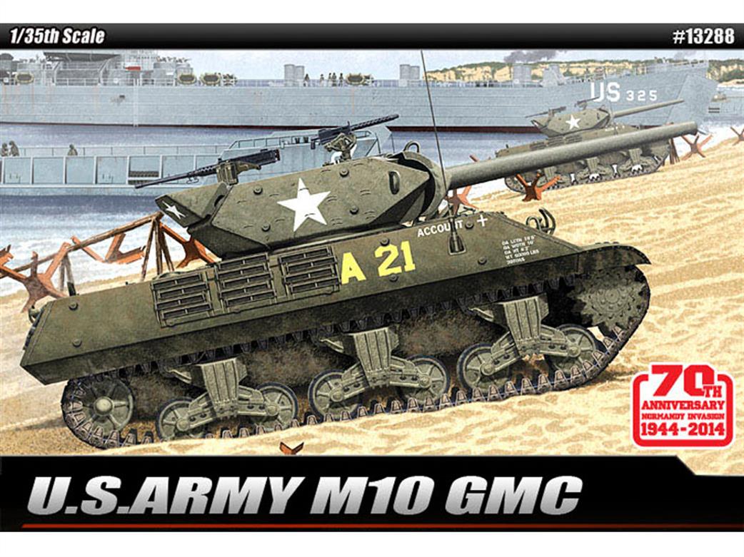 Academy 1/35 13288 Normandy 1944 US M10 Tank Destroyer Kit