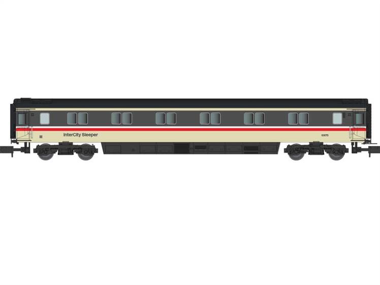 A new detailed model of the BR mk3 sleeper coaches built in the 1980s.A number of the mk3 sleeper coaches found new roles as the BR sleeper train network was reduced in the 1990s. This coach is finished as a sleeper in use by engineering company Jarvis as a mess coach and accommodation for staff at remote worksites.Release expected Autumn 2020