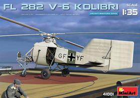 41001 is the first 1/35th scale plastic kit in a new series of the German FL 282 V-6 Kolibri Helicopter