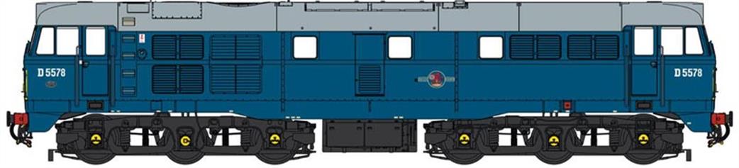 Heljan 3107 BR Class 31 BR Blue Small Yellow Panels O Gauge