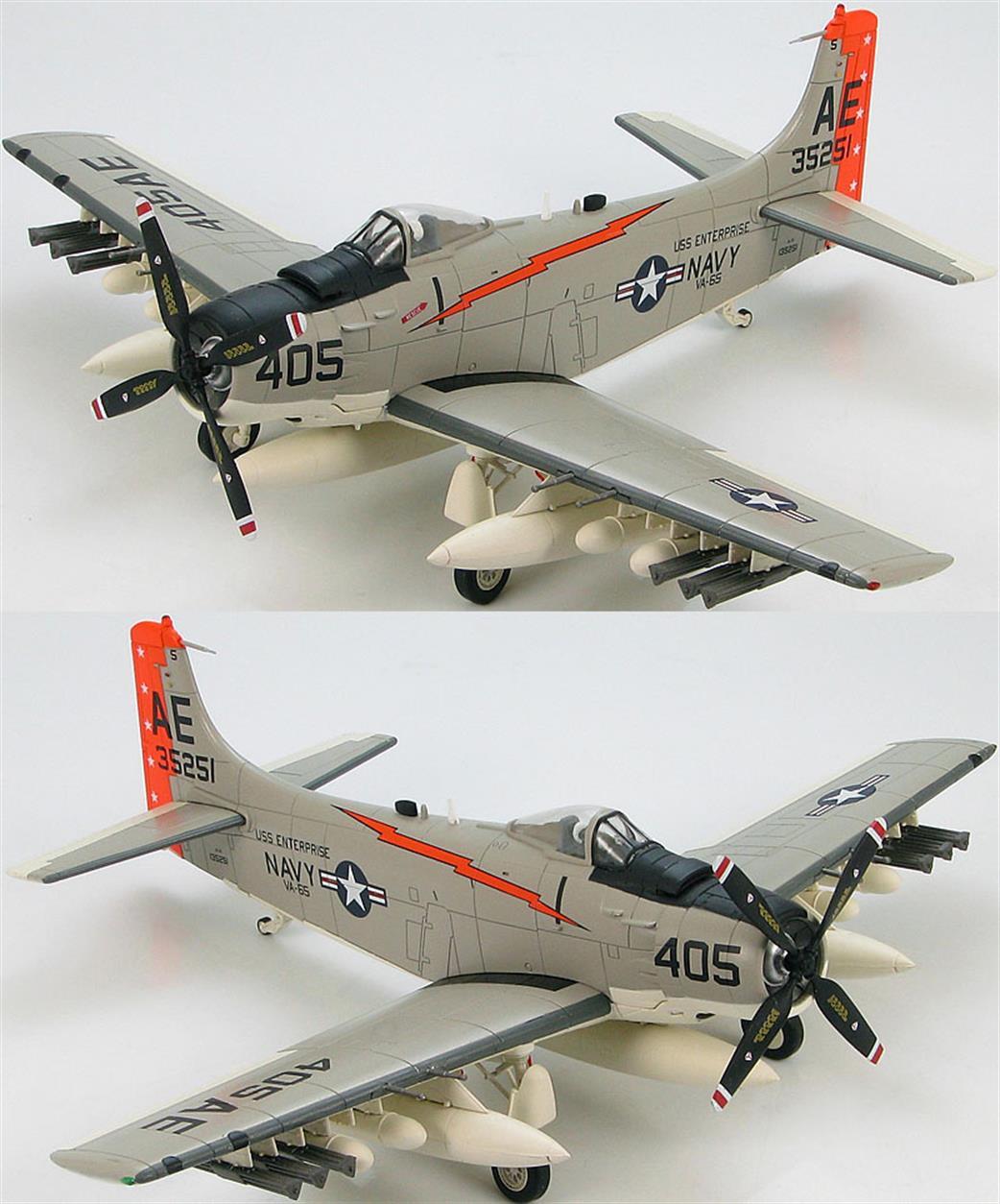 Hobby Master 1/72 HA2909NPQ A-1H Skyradier BuNo 135251, VA-65, USS Enterprise, Operation Sea Orbit