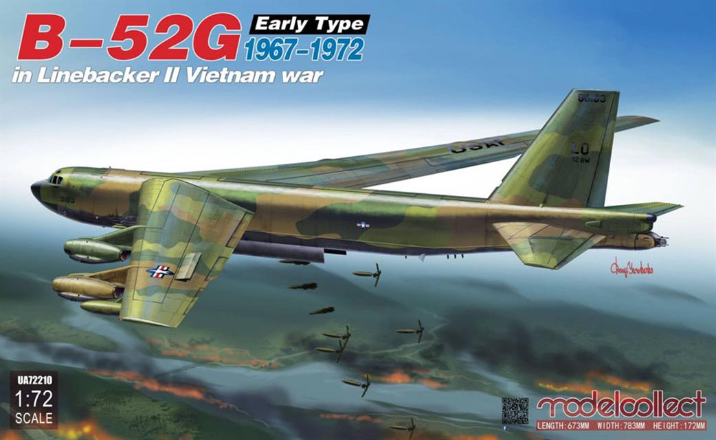 Modelcollect 1/72 72210 USAF B-52G Stratofortress Strategic Bomber Vietnam Plastic Kit