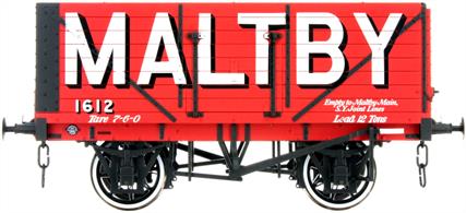 Dapol Lionheart Trains LHT-F-080-002 O Gauge Maltby Colliery Company 8 Plank Open WagonA detailed ready to run O gauge 7 plank open wagon model from Lionheart Trains tooling finished in the brick red livery of the Maltby colliery company.