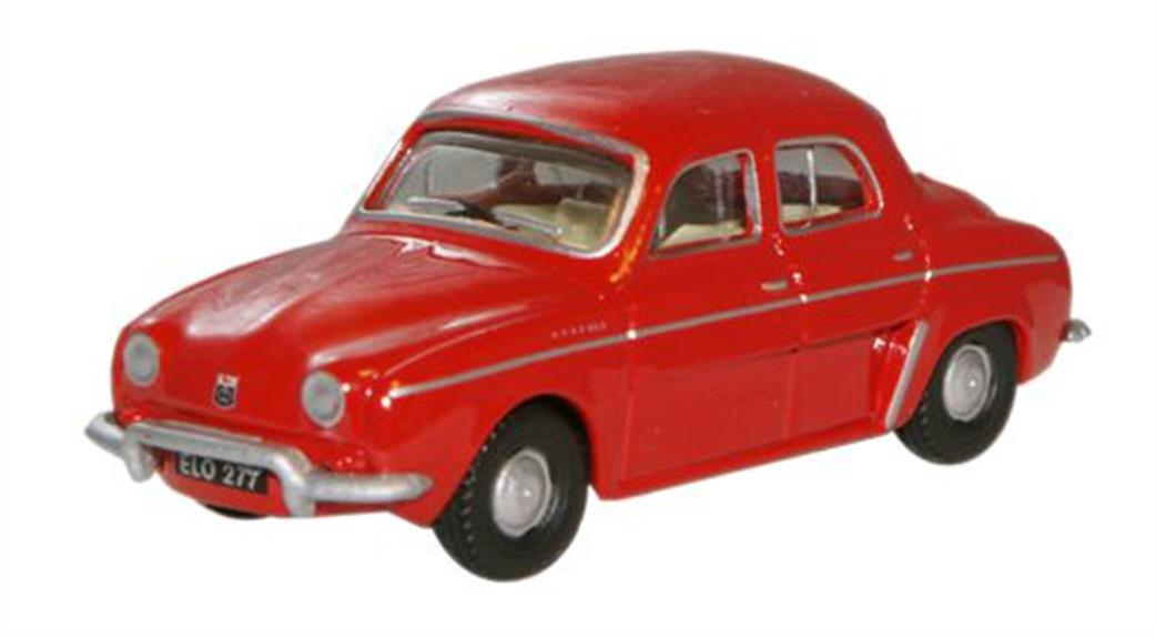 Oxford Diecast 1/76 76RD004 Red Renault Dauphine