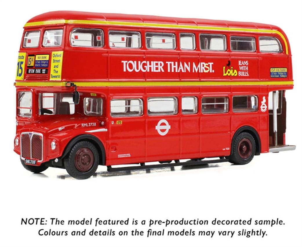 EFE 1/76 E42302 AEC Routemaster RML2738 London Buses, Route 15A Upton Park