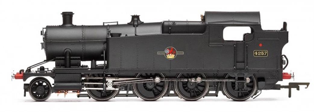 Hornby R3223 BR(W) 4257 ex-GWR 42xx Class 2-8-0T Heavy Goods Engine Black Early Emblem OO