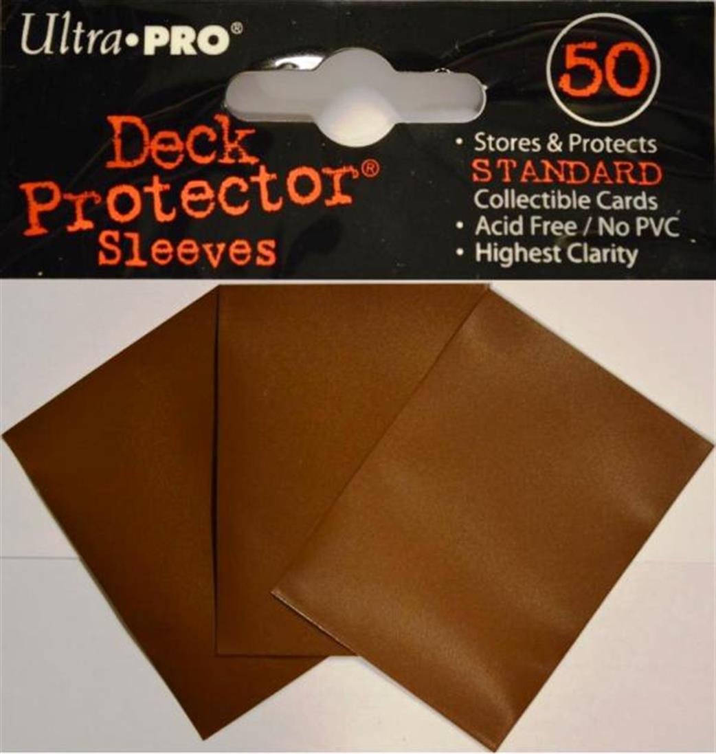 Ultra Pro  84027 50 Brown Deck Protectors