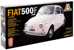 Italeri 1/12 Fiat 500F Car kit 4703Glue and paints are required to assemble and complete the figures (not included)