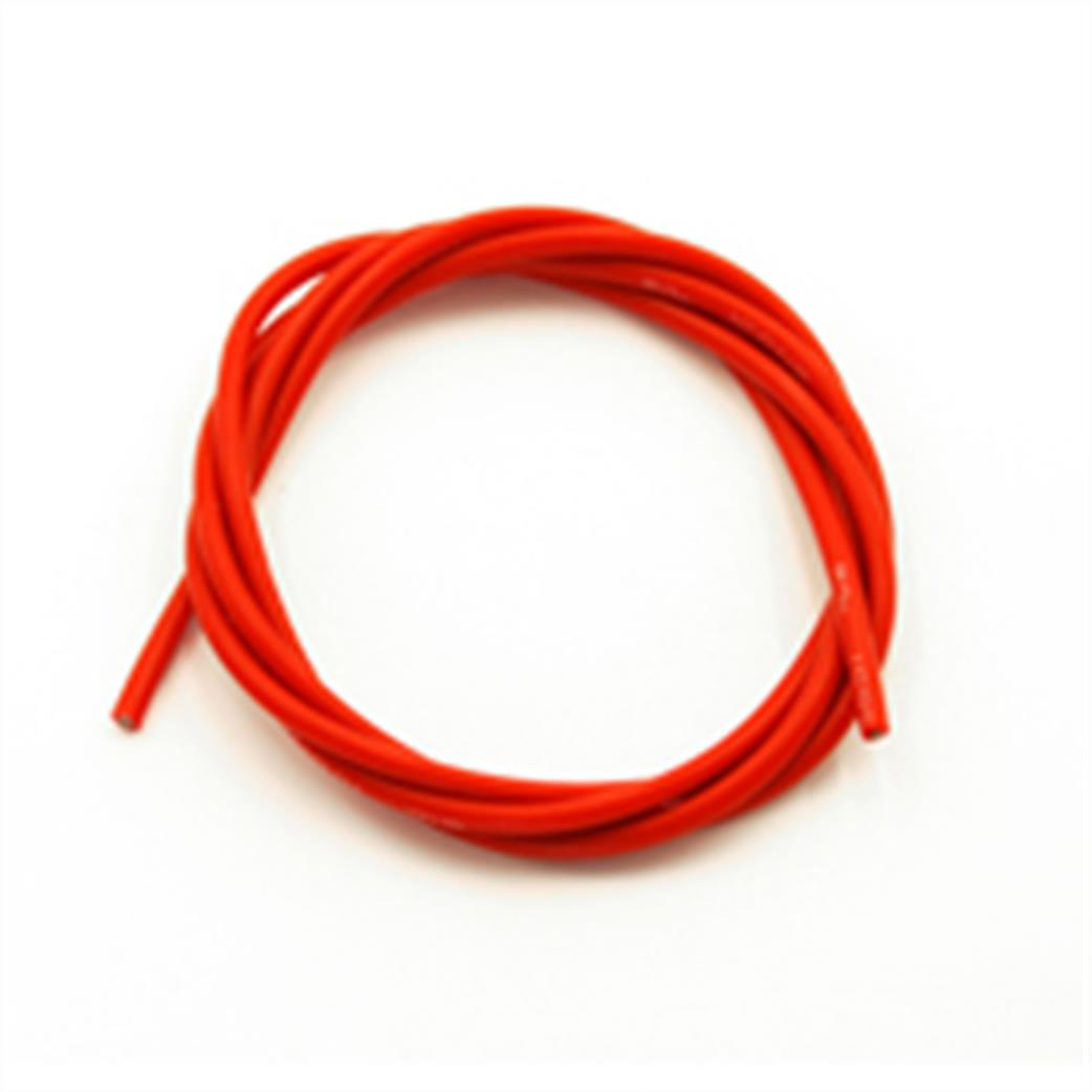 Etronix  ET0670R 12 SWG Silicone Wire Red 1M