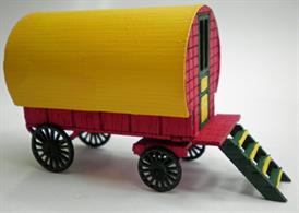 Ancorton OO Gauge Gypsy Caravan Kit, Horse Drawn OO-GC1