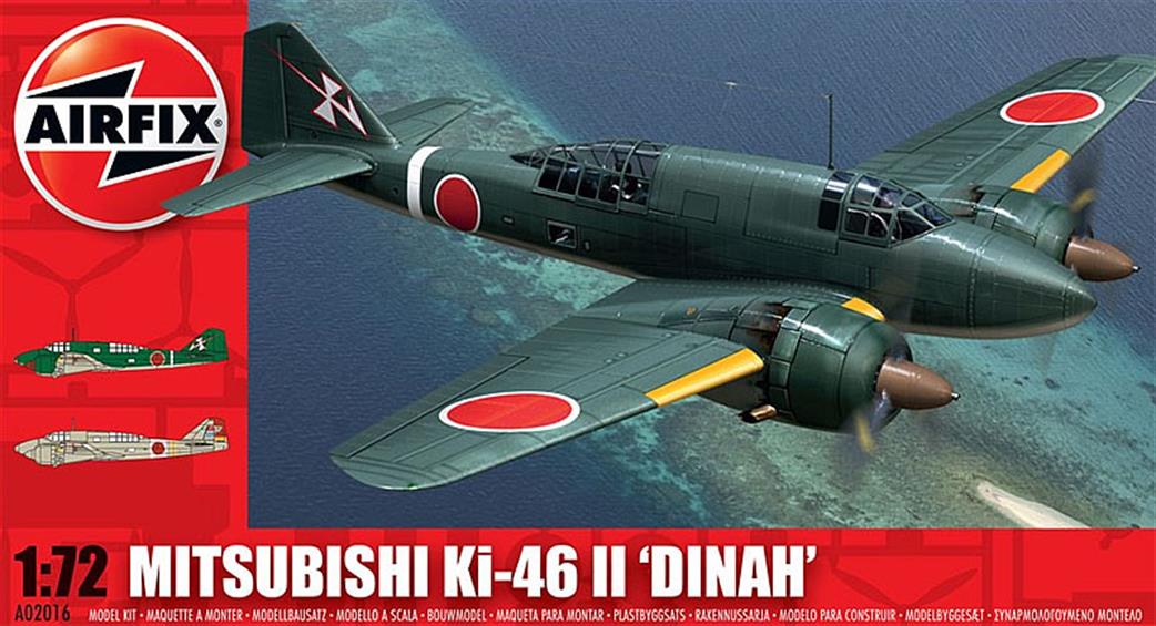 Airfix 1/72 A02016V Japanese Mitsubishi Ki-48-11 Dinah Vintage Classic Kit
