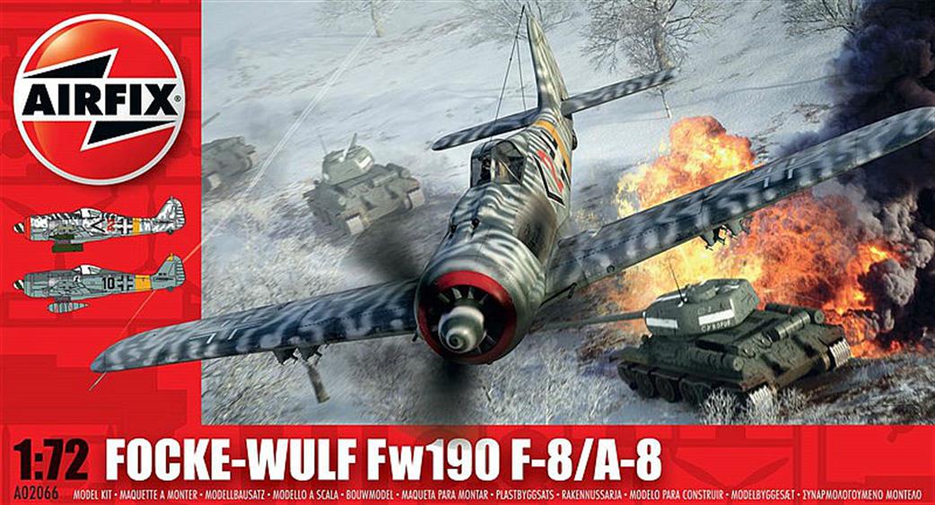 Airfix 1/72 A02066A Focke Wulf 190A8/F8 ground Attack Aircraft Kit