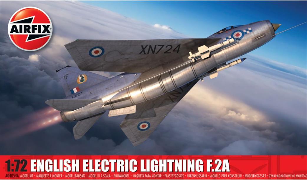 Airfix 1/72 A04054A English Electric Lightning F2A Jet Fighter kit