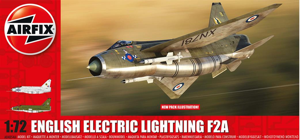 Airfix A04054A English Electric Lightning F2A Jet Fighter kit 1/72