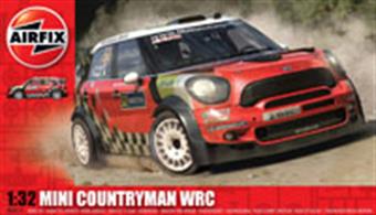 Airfix 1/32 Mini Countryman WRC Rally Car Kit