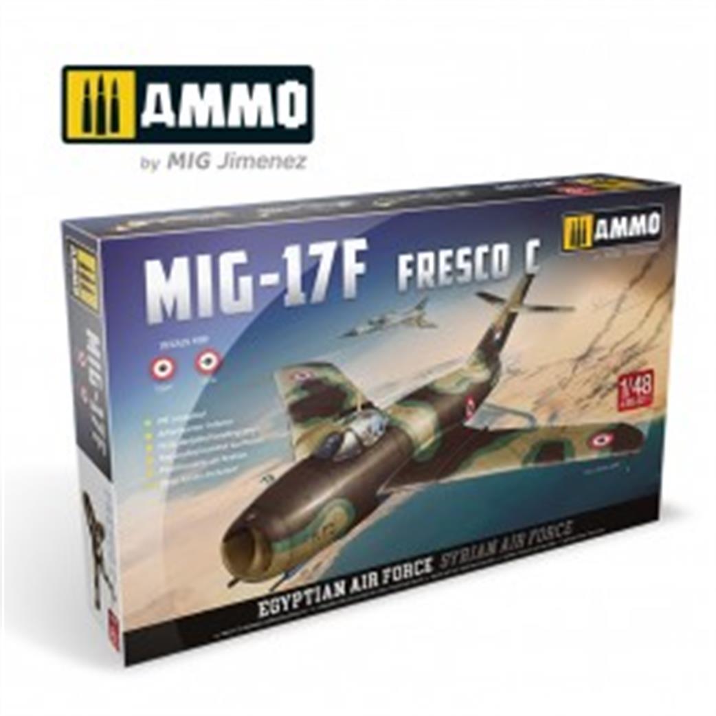 Ammo of Mig Jimenez 1/48 MIG8511 MiG-17F Fresco C Egypt or Syria Air Force