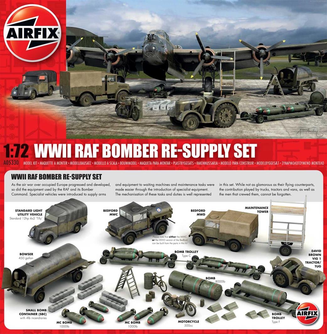 Airfix 1/72 A05330 RAF WW2 Bomber Re-Supply Set