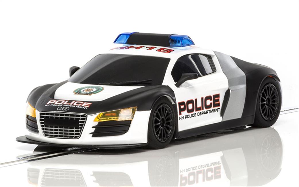 Scalextric 1/32 C3932 Audi R8 Police Car Slot Car Model