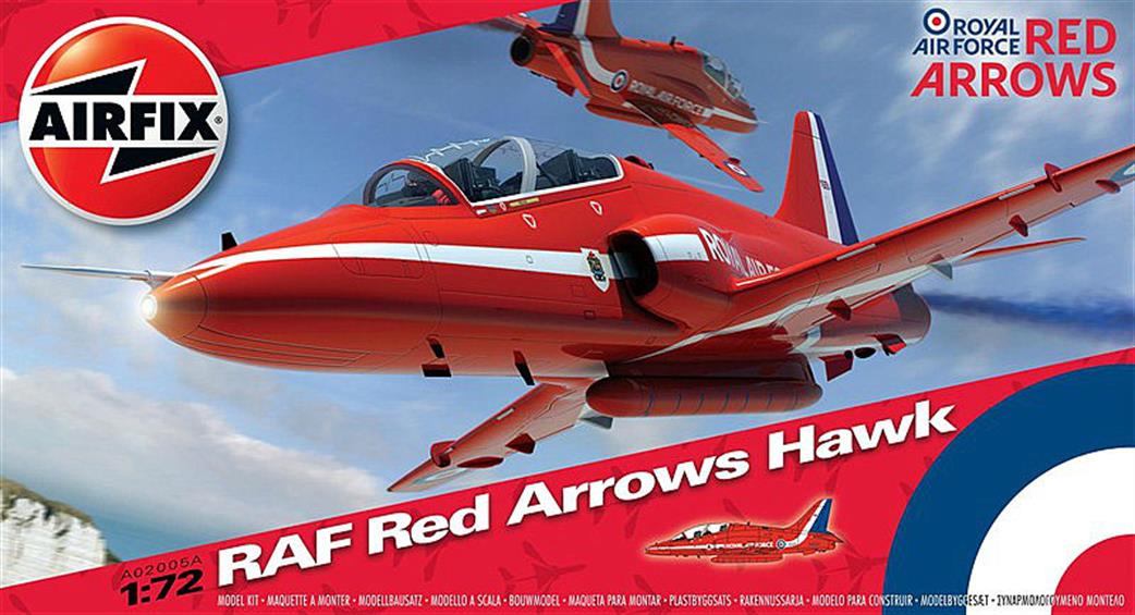Airfix 1/72 A02005C Red Arrow Hawk Aerobatic Aircraft Kit