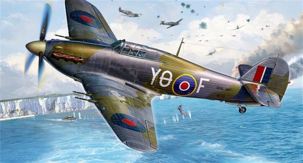 Revell 1/72 03985 Sea Hurricane Mk.II British WW2 Fighter Kit