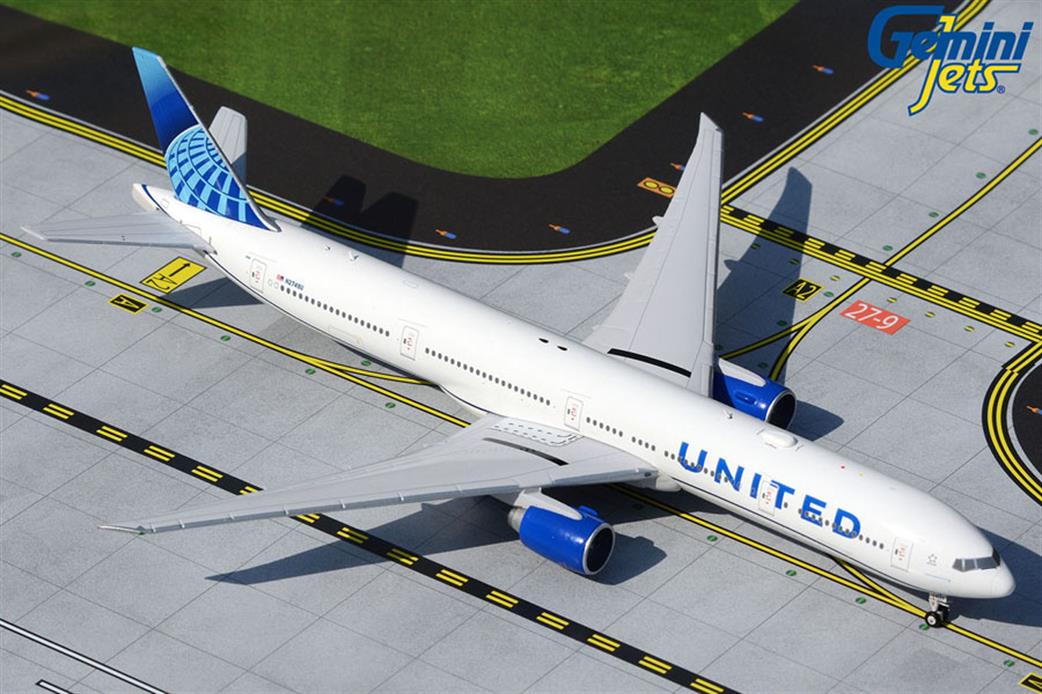 Gemini Jets 1/400 GJUAL1922 United Boeing B777-300ER NEW LIVERY N2749U