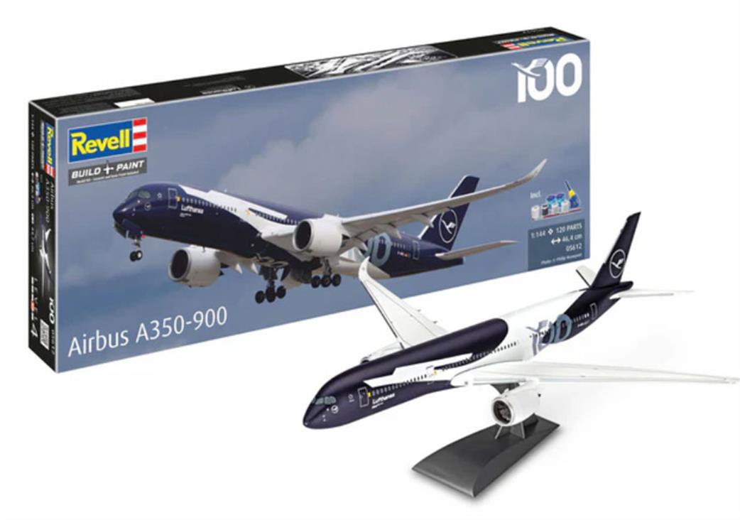 Revell 1/144 05612 Airbus A350-900 Lufthansa Airliner Gift Set