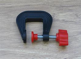 25mm (approx 1in) jaw plastic G clamp
