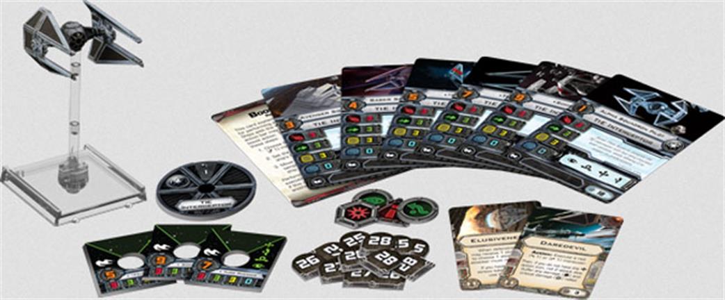 Fantasy Flight Games  SWX09 TIE Interceptor Expansion Pack from Star Wars X-Wing