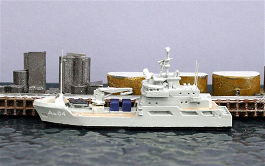 Albatros Alk402 HNLMS Pelikaan A804 Dutch logistic support ship Model006 1/1250