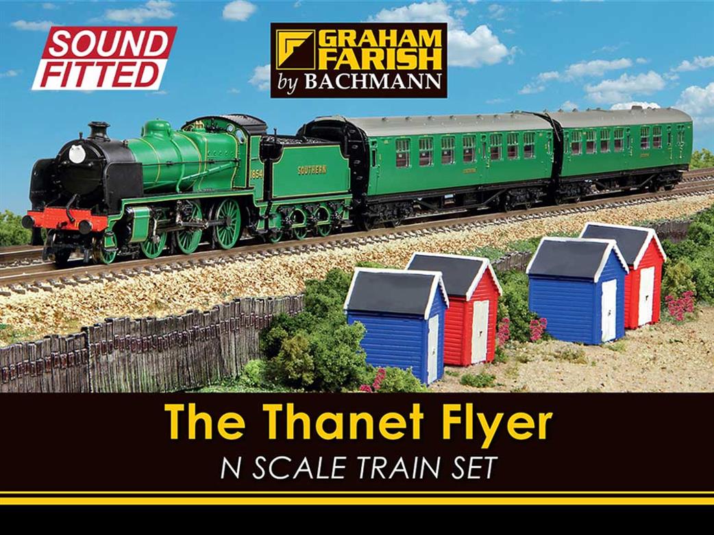 Graham Farish N 370-165SF Thanet Flyer DCC Digital Sound Train Set