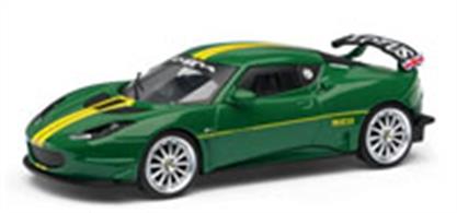 Corgi 1/43 Lotus Evora GT4, Lotus Sport, Green Livery CC56602