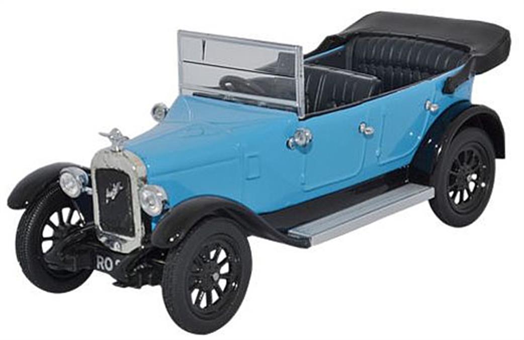 Oxford Diecast 1/43 AHT004 Kingfisher Blue Austin Heavy Twelve