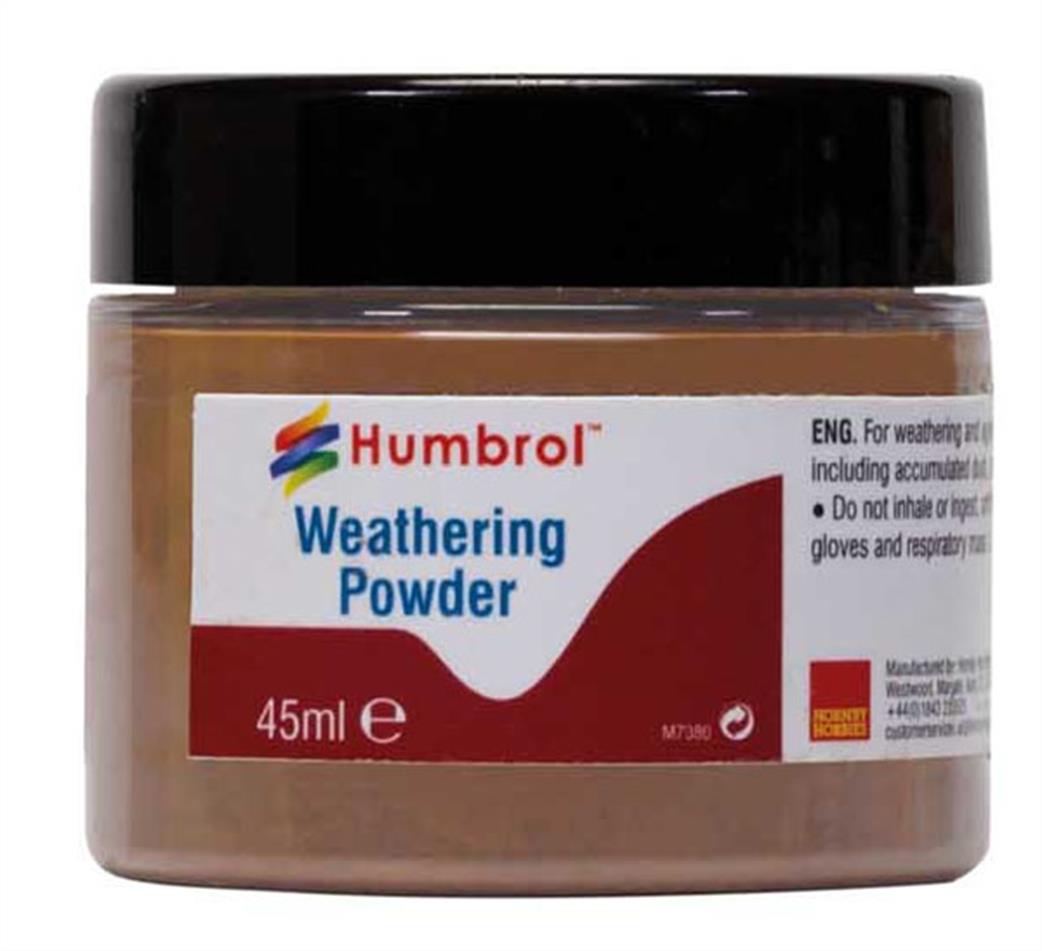 Humbrol  AV0018 Light Rust Weathering Powder 45ml Pot