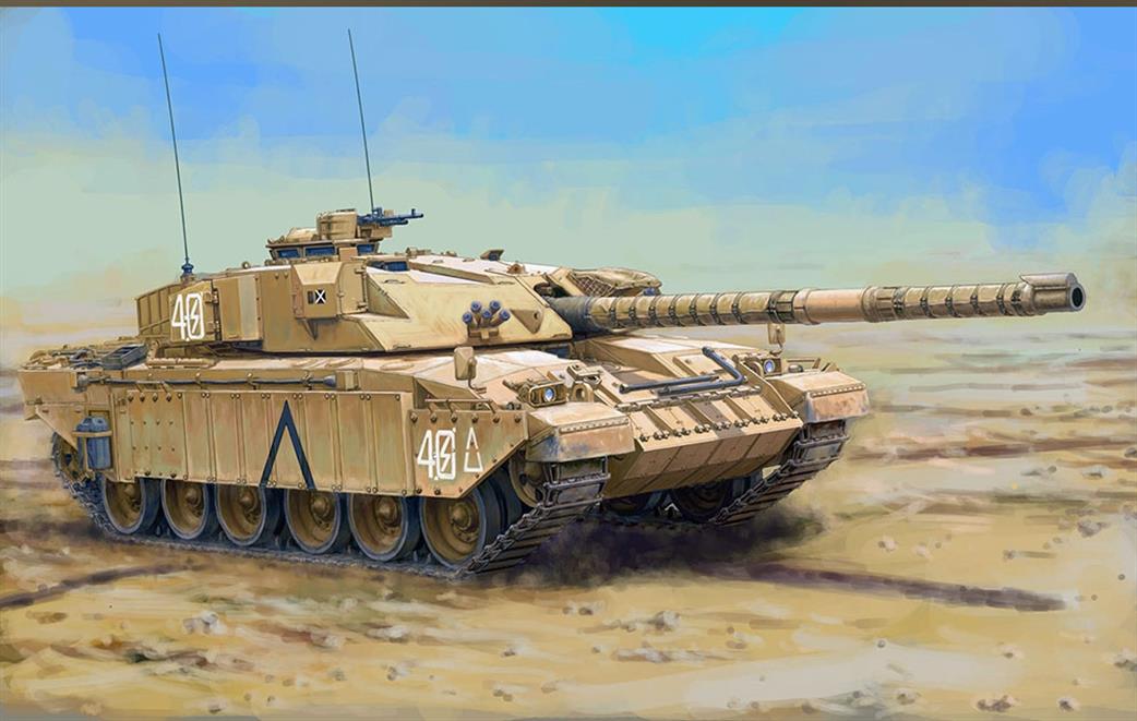Trumpeter 1/35 09612 British Army Challenger 1 Mk 3 Main Battle Tank Gulf War Kit