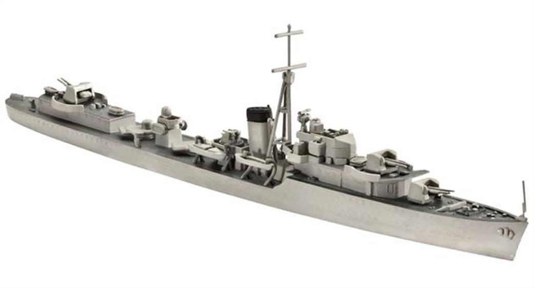Revell 1/700 65120 HMS Kelly WW2 Mountbattens K Class Destroyer Model Set
