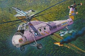 Gallery Models (MRC) 1/48 HH-34J USAF Combat Resue Helicopter Kit 64104Glue and paints are required to assemble and complete the model (not included)