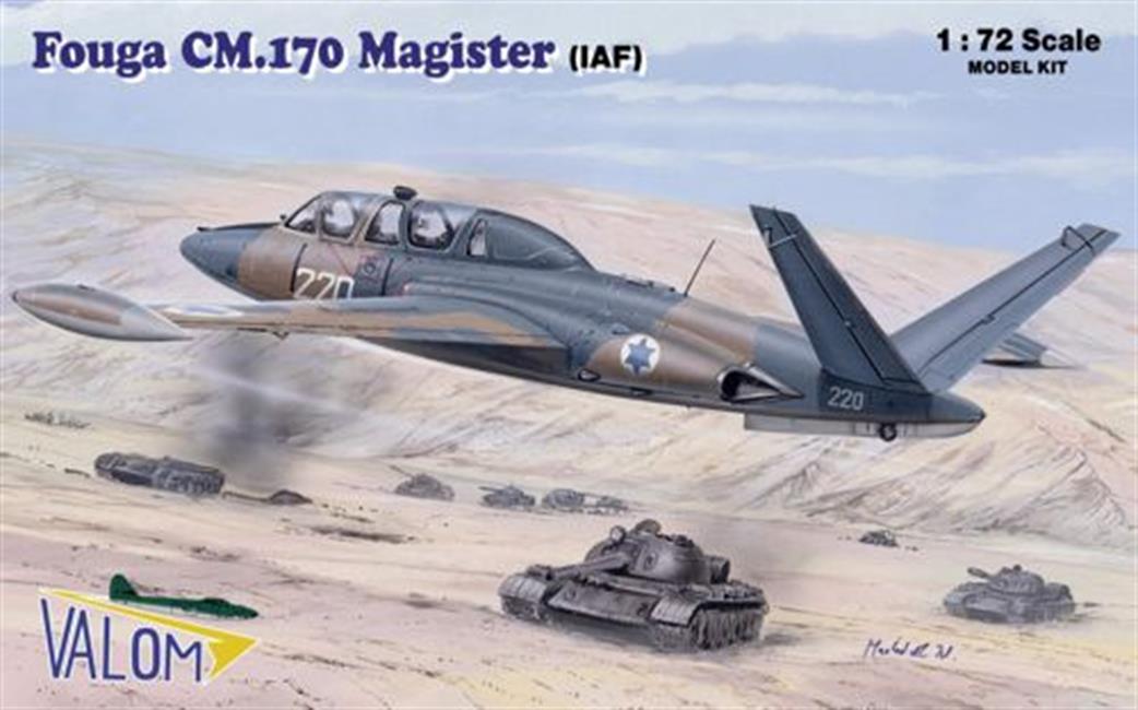 Valom 1/72 72088 Fouga CM.170 Magister IAF