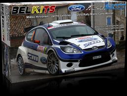 Belkits BEL-002 1/24th Ford Fiesta S2000 Rally CarA nicely detailed model of the Ford Fiesta S2000 rally car can be assembled from this kit.