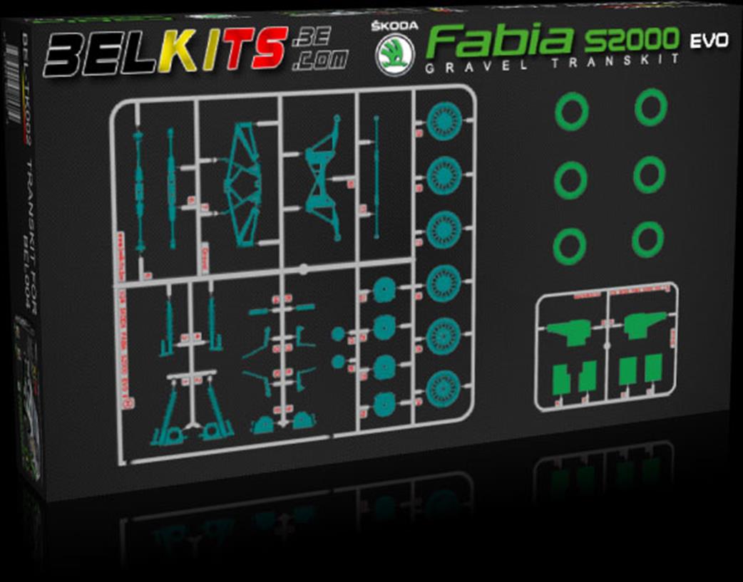 Belkits 1/24 BEL-TK002 Skoda Fabia Gravel Rally Conversion Set